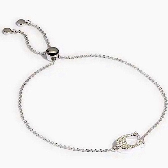 COACH Pave Signature Slider Bracelet NWT/NEW with Dust bag - Picture 1 of 15